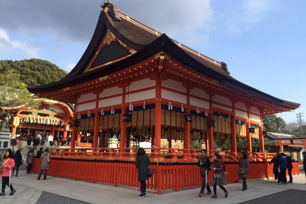 Апартаменты 伏見稲荷ハウス Fushimi Inari House Киото Экстерьер фото