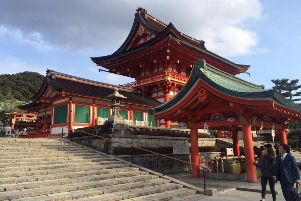 Апартаменты 伏見稲荷ハウス Fushimi Inari House Киото Экстерьер фото